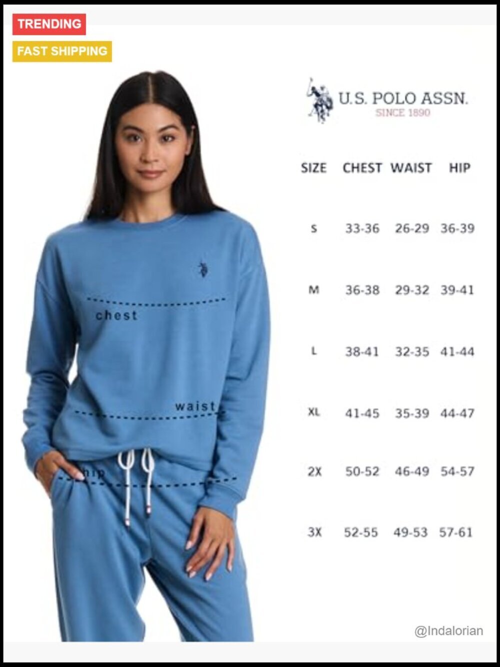 Fleece-Backed Jersey Lounge Set with Sweatshirt and Joggers - Picture 6 of 7